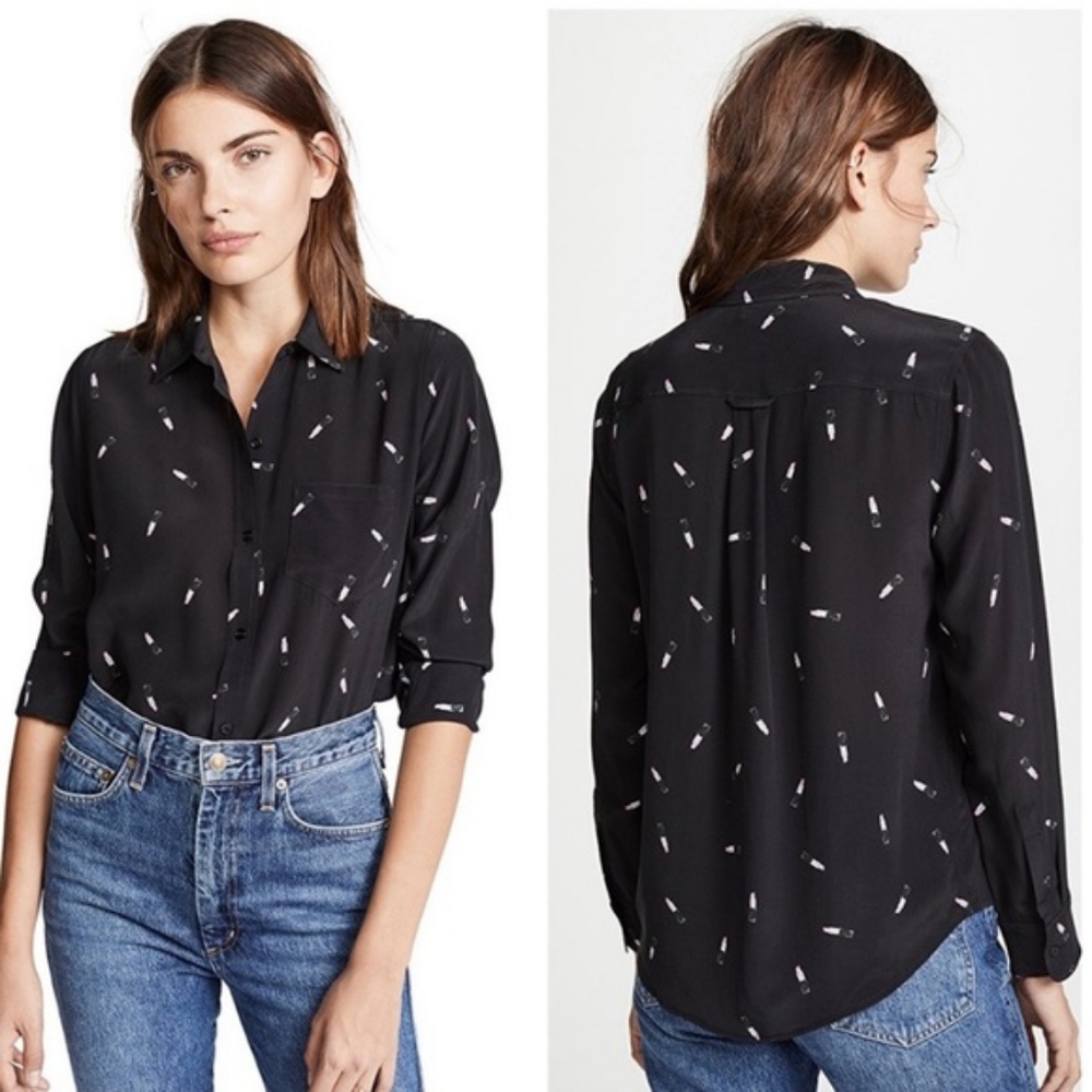 Rails 💄 Silk Kate Lipstick Shirt